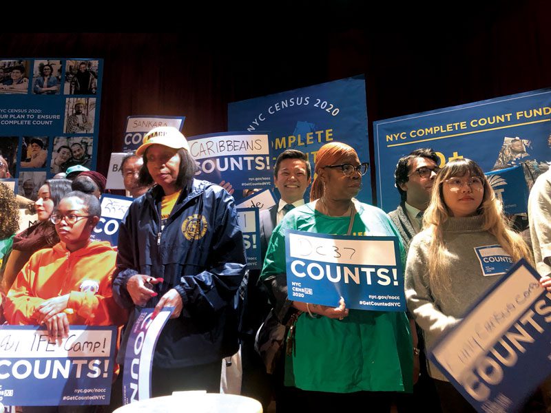 An event for NYC Counts