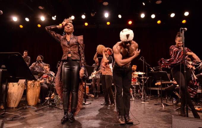 An Afro Latin Jazz Orchestra performance
