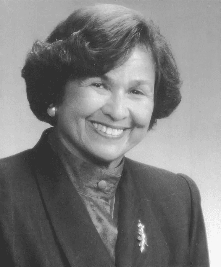 A closeup of Barbara Scott Preiskel.